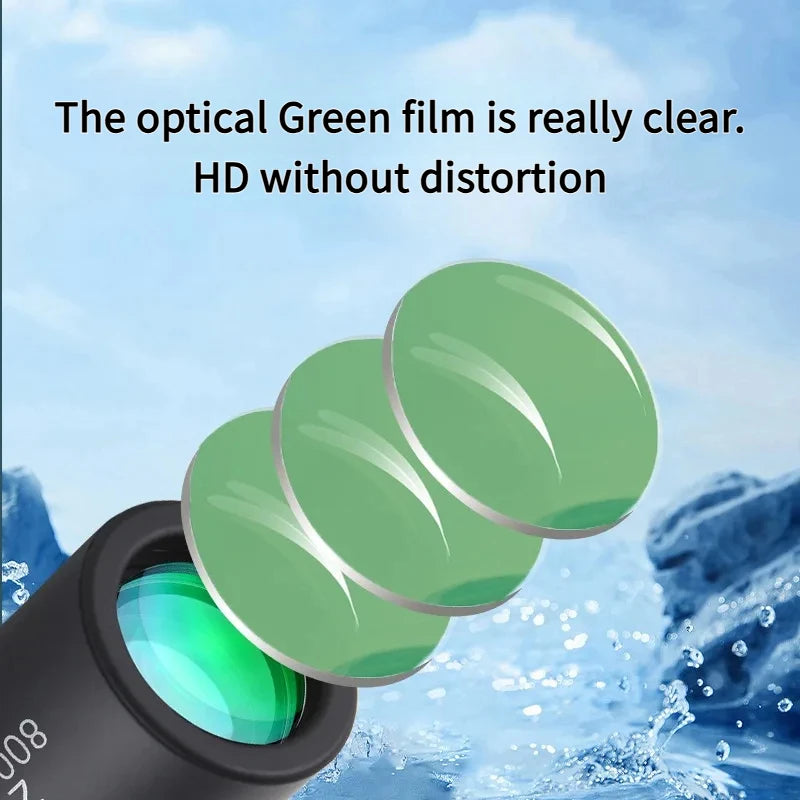 Outdoor 2025 2000X25 HD Monocular Telescope, Compact Portable for Travel, Hiking, Fishing, Camping, Stargazing, Concerts & Bird